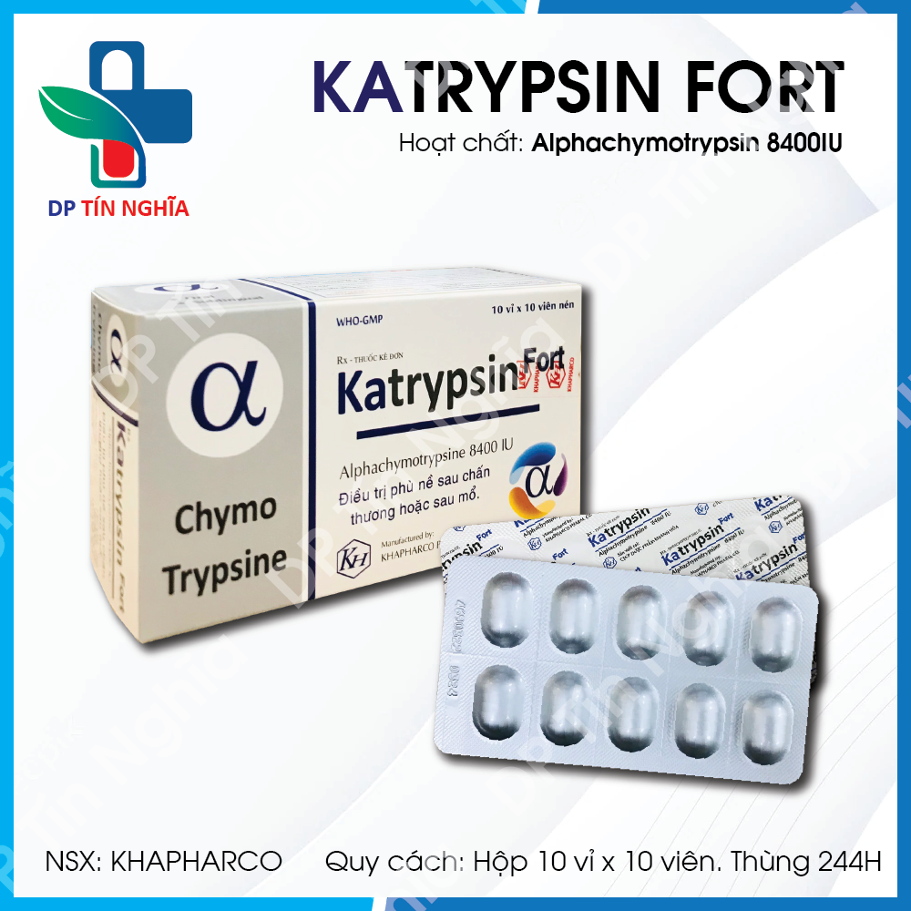 Katrypsin Fort (Vỉ ALU 100v)