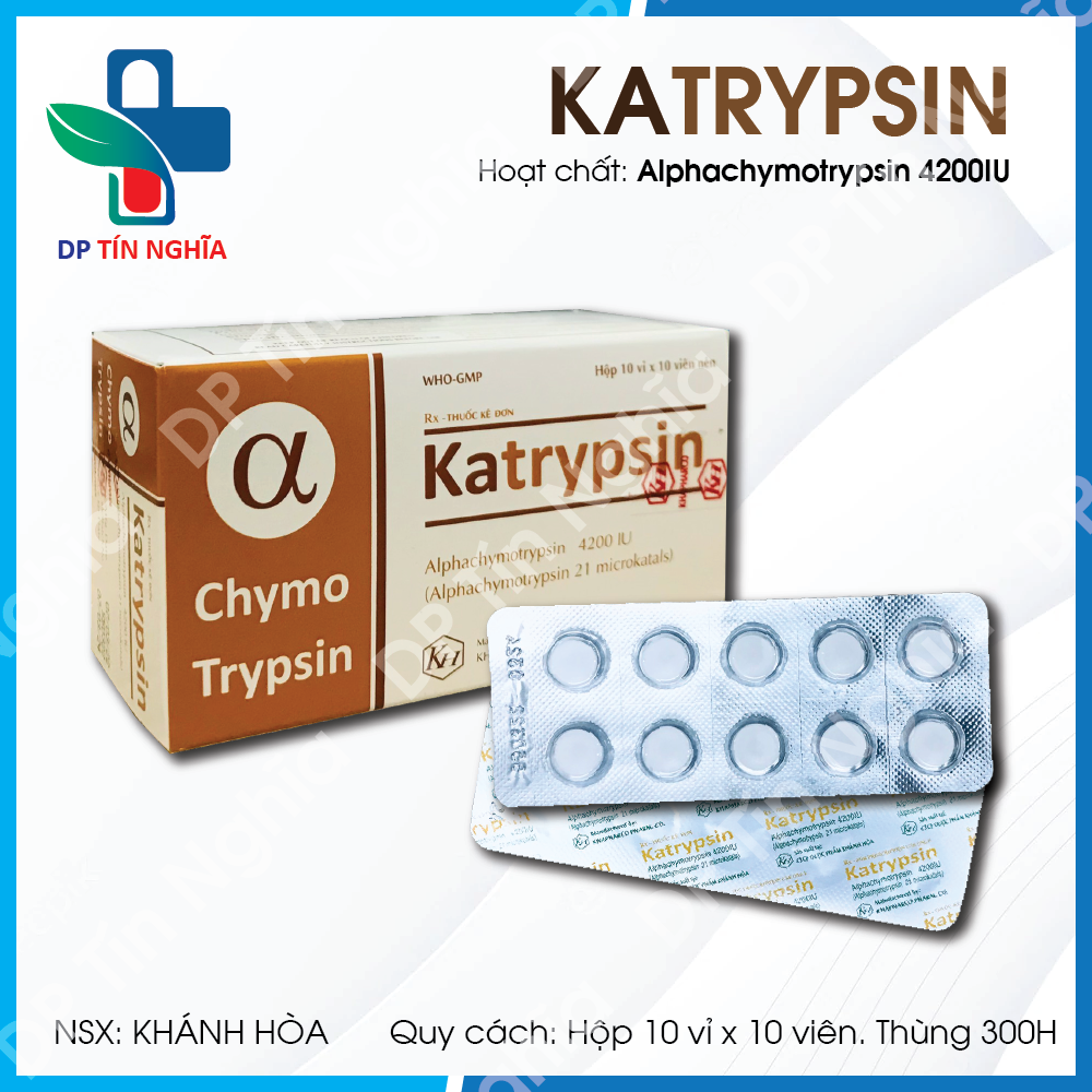 Katrypsin (Vỉ PVC 100v)