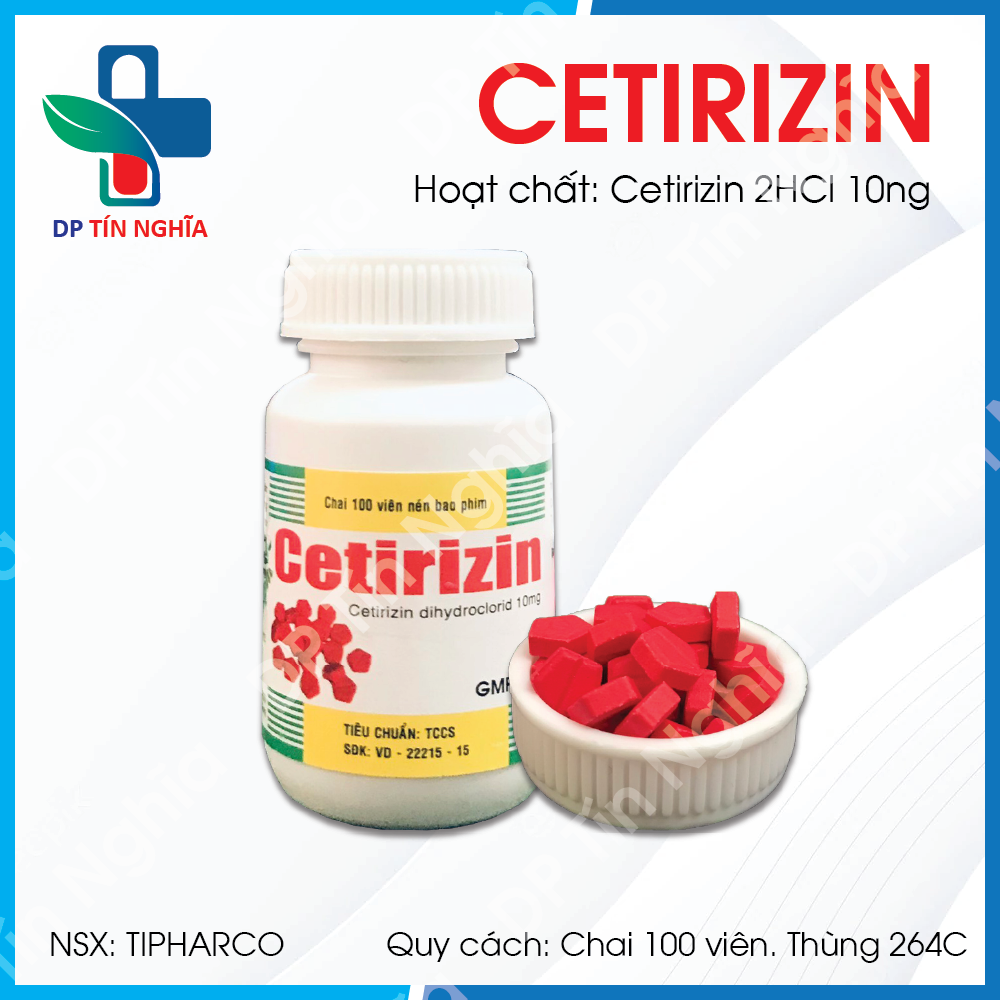 Cetirizin (Chai) TP