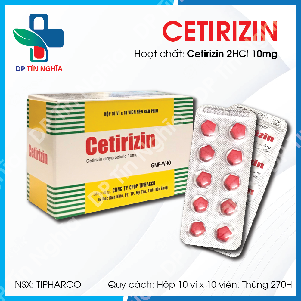 Cetirizin (Vỉ) TP