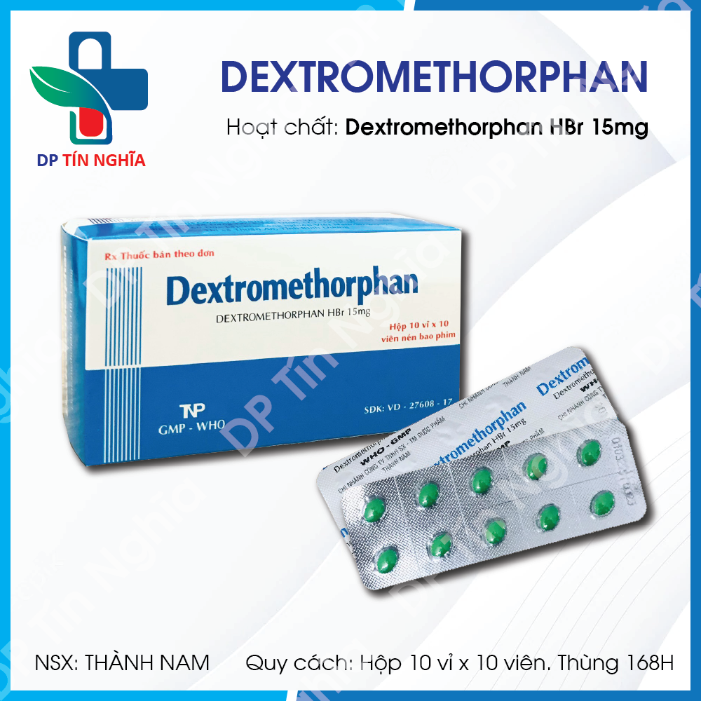 Dextromethorphan 15 (Vỉ)
