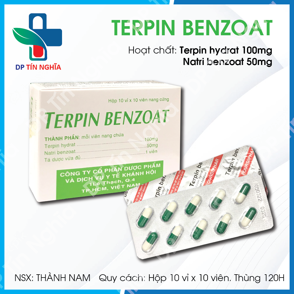 Terpin Benzoat (Viên nang)
