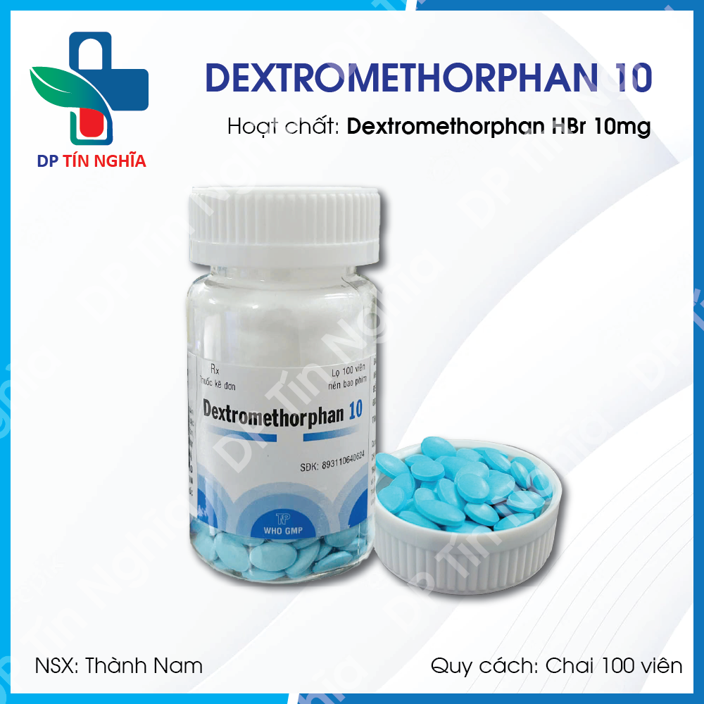 Dextromethorphan 10 chai