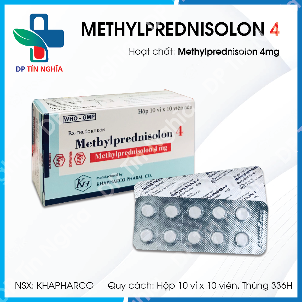 Methylprednisolon 4 PVC