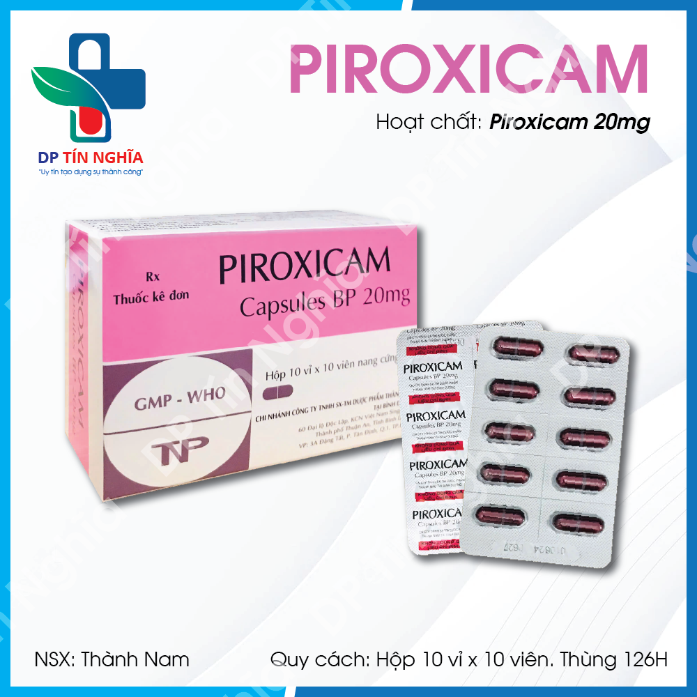Piroxicam vỉ TN