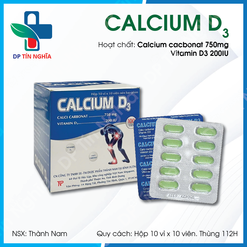 Calcium D3 (Vỉ)