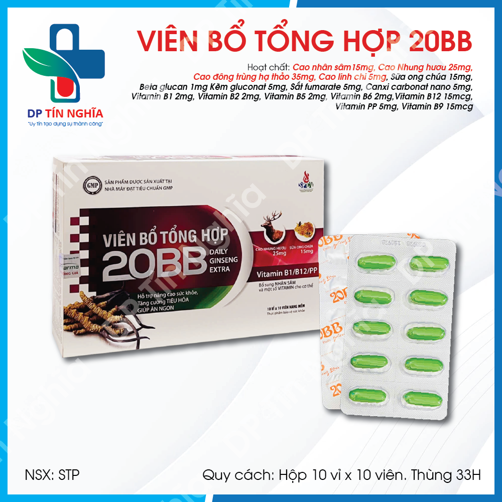 Viên bổ tổng hợp 20BB