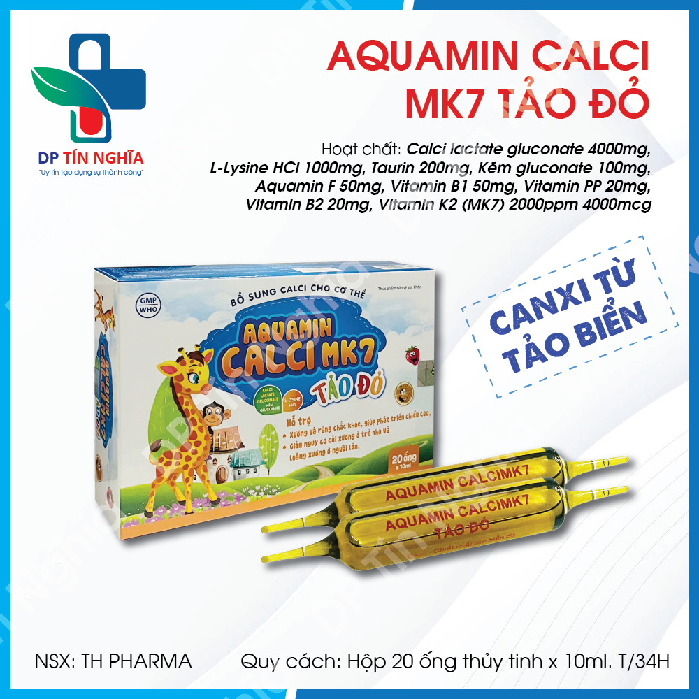 Aquamin Calci MK7 Tảo Đỏ