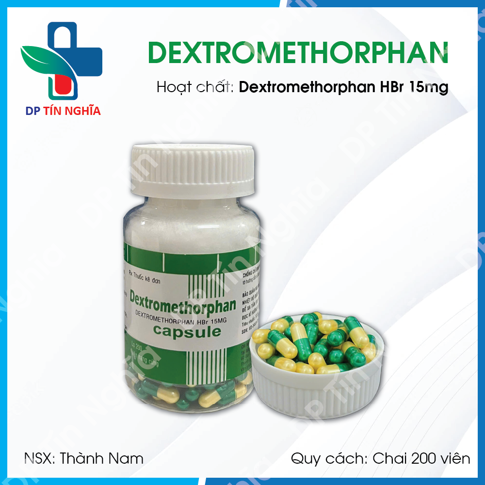 Dextromethorphan 15 (viên nang)